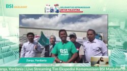 BSI Maslahat Livestreaming Pelepasan Truk Bantuan Langsung Ke Palestina