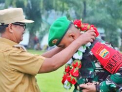 Plt Bupati Simalungun Sambut Satgas Pamtas Yonif 122/TS Usai Bertugas di Papua