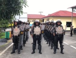 Polres Batubara Siaga Jelang Pelantikan Presiden RI 20 Oktober 2024