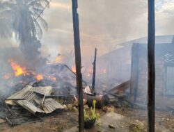 Jago Merah Hanguskan Tiga Rumah Di  Gunungsitoli, Satu Tewas