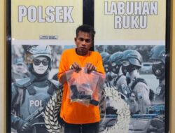 Penjahat Todongkan Pistol Diringkus Polsek Labuhan Ruku