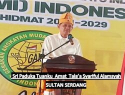 Sultan Serdang Dukung Food Estate Mini Presiden RI Prabowo Subianto