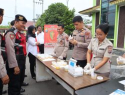 Polres Batubara Gelar Tes Urine Personil Secara Mendadak