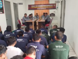 38 WBP Lapas Narkotika Kelas IIA Sianțar Ikuti Sidang TPP