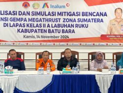 Lapas Labuhan Ruku Gandeng BPBD Sosialisasi Penanggulangan Bencana Alam