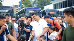 Bobby Nasution Luncurkan 60 Unit Bus Listrik BRT