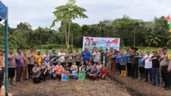 Polres Dukung Ketahanan Pangan Lewat Penanaman Jagung Di Nias Utara