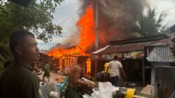 Dua Unit Rumah Ludes Terbakar Di Hutaraja Tinggi