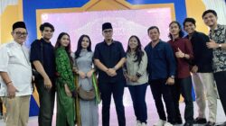 Wali Kota Medan Rico Waas bersama artis pemeran film Samudra di rumah dinas Wali Kota Jalan Jenderal Sudirman Medan Minggu (9/3/2025). Berita Sore/ist